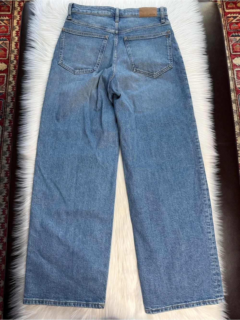 Madewell Perfect Vintage Wide Leg Jeans in Morea Wash - Picture 7 of 9